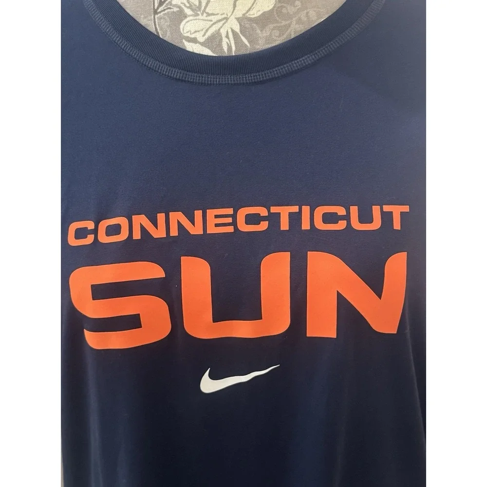 Nike Dri-Fit Shirt Large Tall Connecticut Sun Basketball Shirt NWT WNBA